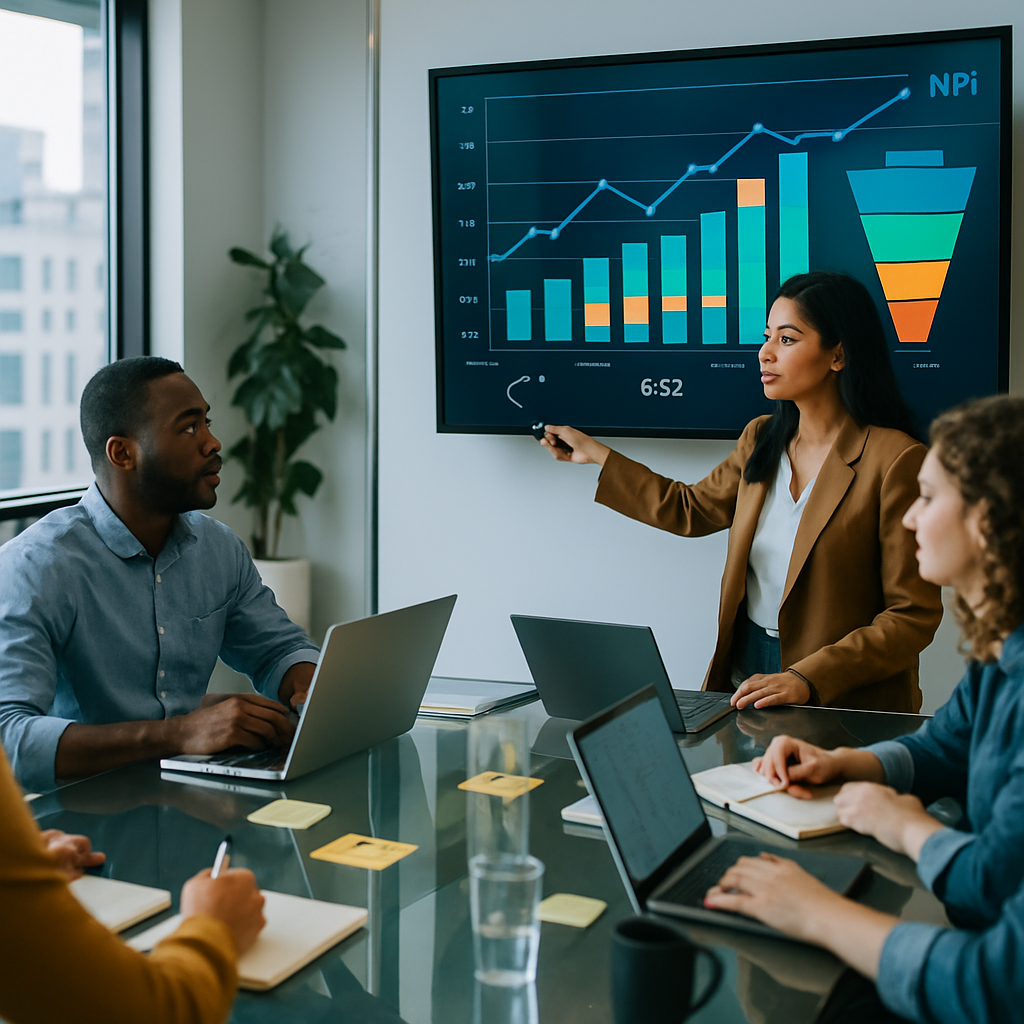 KPIs marketing background