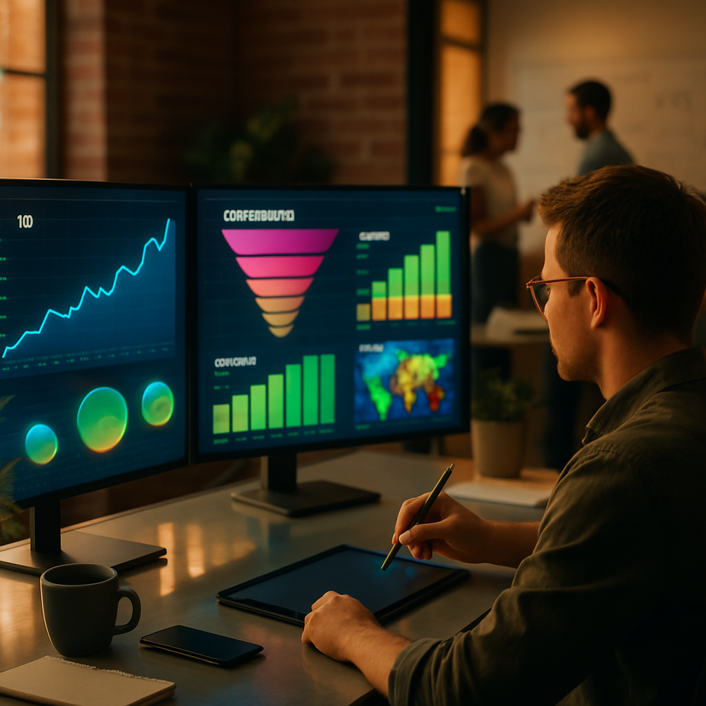 Marketing analytics dashboard